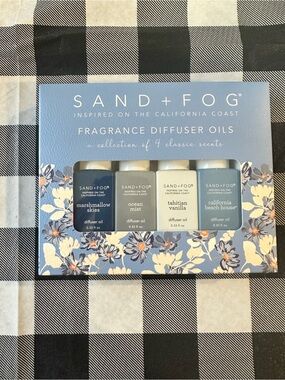 SAND+FOG Fragrance Diffuser Oil Set - Inspired on the California Coast
